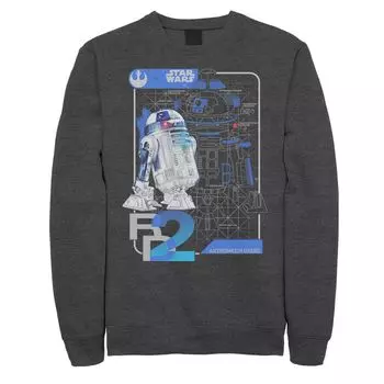 Мужская толстовка «Звездные войны» R2-D2 Licensed Character