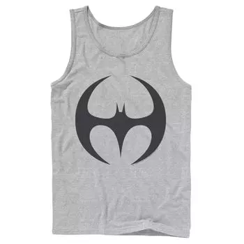 Мужская тонкая майка с логотипом DC Comics на груди и логотипом Бэтмена