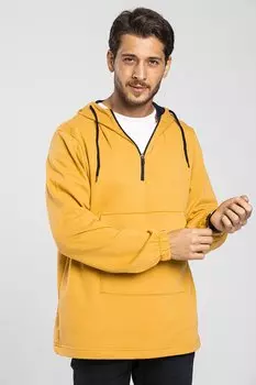 Мужская тонкая толстовка с капюшоном и полумолнией SPR 20K52 Sperlife, желтый