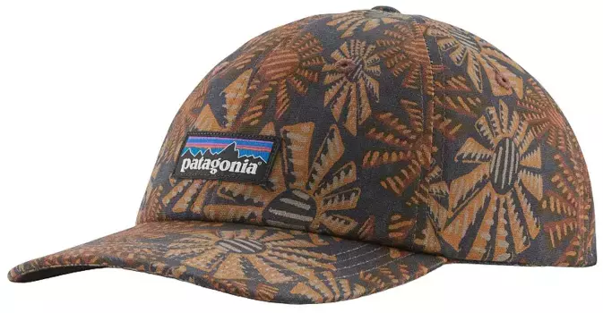 Мужская традиционная шляпа Patagonia P-6 Label, цвет Sun Wave/Smolder Blue