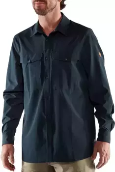 Мужская треккинговая рубашка Fjallraven Abisko, темно-синий