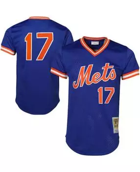 Мужская тренировочная майка с сеткой Keith Hernandez Royal New York Mets Cooperstown Mitchell & Ness