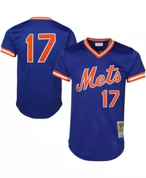 Мужская тренировочная майка с сеткой Keith Hernandez Royal New York Mets Cooperstown Mitchell & Ness