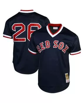 Мужская тренировочная майка Wade Boggs Boston Red Sox 1992 Authentic Cooperstown Collection - темно-синяя Mitchell & Ness, синий