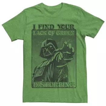 Мужская тревожная футболка «Звездные войны Дарт Вейдер» Licensed Character