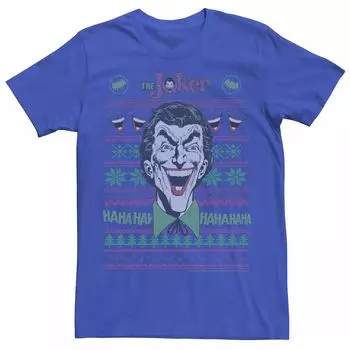 Мужская трикотажная футболка Batman Joker Head Shot DC Comics