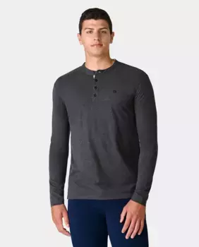 Мужская трикотажная футболка с длинными рукавами Giulio, светло-серый