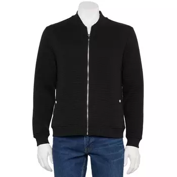 Мужская трикотажная куртка For The Republic в оттоманском стиле, черный