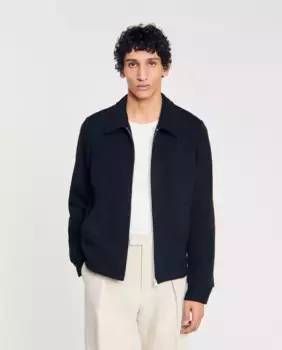 Мужская трикотажная куртка Sandro, черный