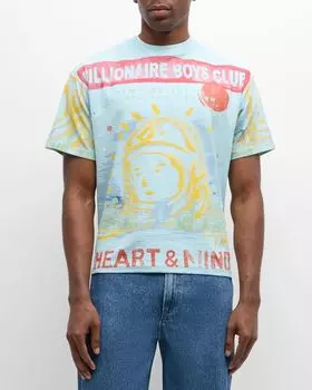 Мужская трикотажная укороченная футболка Wonder Billionaire Boys Club, цвет Crystal Blue
