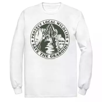 Мужская тряска защищает местную дикую природу Футболка Save The Graboids Licensed Character