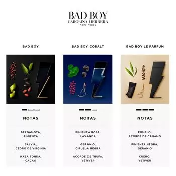 Мужская туалетная вода Bad Boy Cobalt Perfume de Hombre Eau de Parfum Carolina Herrera, 100