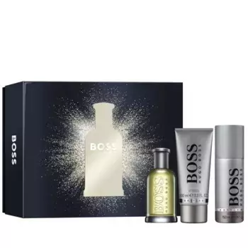 Мужская туалетная вода Boss Bottled Eau de Toilette Set de regalo navideo para hombre Hugo Boss, EDT 100 ml + Gel 100 ml + Desodorante