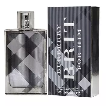 Мужская туалетная вода Burberry Brit Eau De Toilette by Burberry for Men 3.4oz