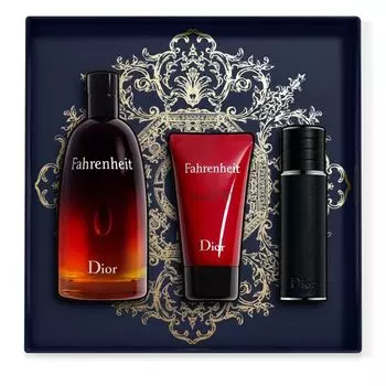 Мужская туалетная вода Cofre Fahrenheit EDT Dior, EDT 100 ml + Gel 50 ml + Mini
