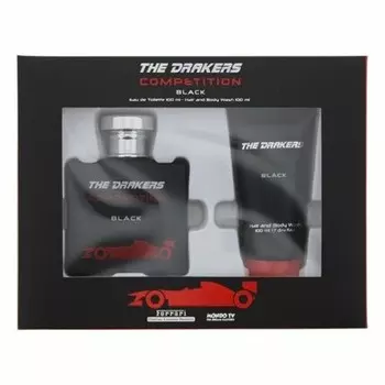 Мужская туалетная вода Mondo Tv Drakers Black Edt 100ml - Hair And Body Wash 100ml Men