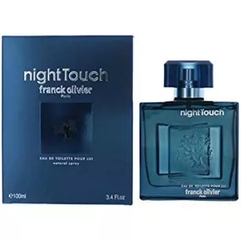 Мужская туалетная вода-спрей Franck Olivier 294030, 3,4 унции Night Touch