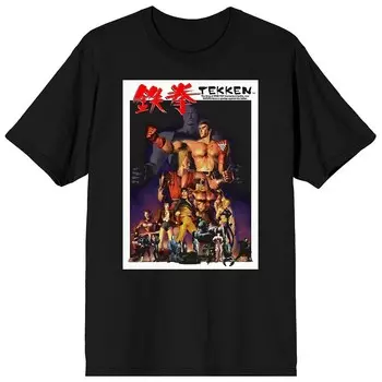 Мужская турнирная футболка Tekken The King Of Iron Fist Tournament Licensed Character, черный