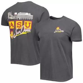 Мужская угольная футболка Arizona State Sun Devils Vault Stadium