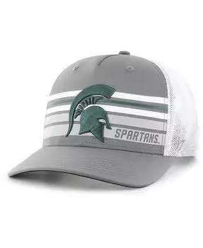 Мужская угольная кепка Michigan State Spartans Brrr Altitude Trucker с регулируемой высотой '47 Brand