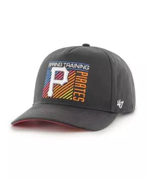 Мужская угольная кепка Snapback Pittsburgh Pirates 2023 Spring Training Reflex Hitch Snapback '47 Brand