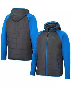 Мужская угольно-синяя куртка ucla bruins good on you с молнией во всю длину реглан Colosseum, мульти