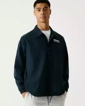 Мужская ультралегкая куртка с воротником-стойкой Pepe Jeans, тёмно-синий