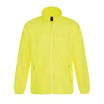 Мужская уличная флисовая куртка на молнии с полной молнией Sols, желтый