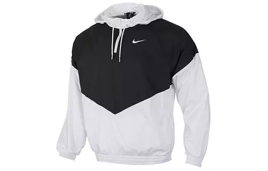 Мужская уличная куртка Nike, цвет Black and White