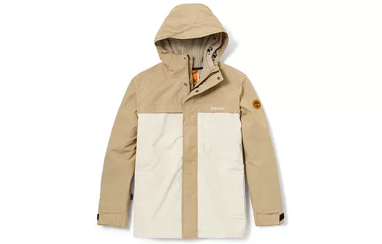 Мужская уличная куртка Timberland, цвет Bean puree color/smoke white