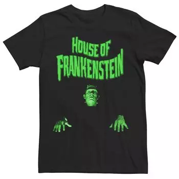 Мужская универсальная футболка Monsters House of Frankenstein Licensed Character