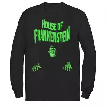 Мужская универсальная футболка Monsters House of Frankenstein Licensed Character