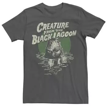 Мужская универсальная футболка с плакатом и графическим изображением Monsters Creature From The Black Lagoon Licensed Character