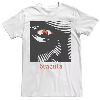 Мужская универсальная футболка с плакатом и рисунком Monsters Dracula Eye Licensed Character