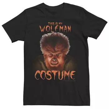 Мужская универсальная футболка с рисунком Monsters The Wolf Man This Is My Wolf Man Licensed Character