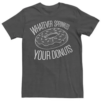 Мужская универсальная футболка с юмором и посыпкой Your Donuts Food Licensed Character