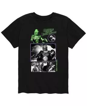 Мужская универсальная классическая футболка Monster Lagoon AIRWAVES, черный