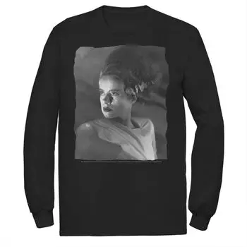Мужская универсальная классическая футболка с портретом Monsters Bride Of Frankenstein Licensed Character
