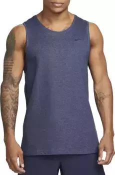 Мужская универсальная майка для фитнеса Nike Dri-FIT Primary, цвет Obsidian Heather