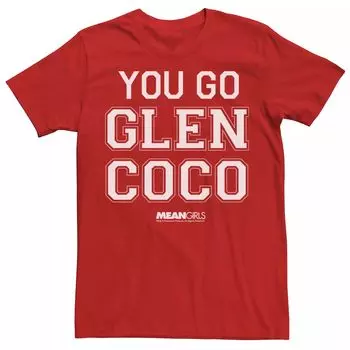 Мужская университетская футболка «Дрянные девчонки» You Go Glen Coco Licensed Character