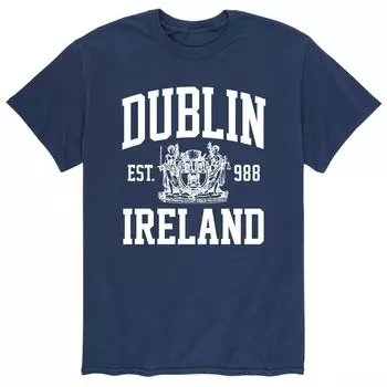 Мужская университетская футболка Dublin Collegiate Licensed Character