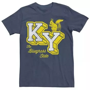 Мужская университетская футболка Kentucky KY The Bluegrass State Collegiate Tee Licensed Character