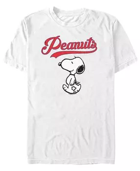 Мужская университетская футболка с коротким рукавом peanuts Fifth Sun, белый