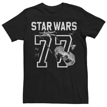 Мужская университетская трикотажная футболка для собачьих боев '77 Star Wars