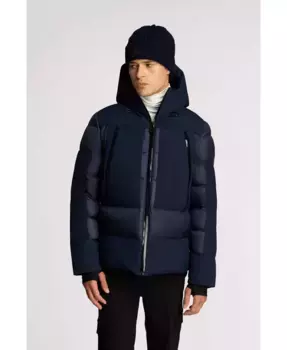 Мужская утепленная куртка Barren Heavyweight Multi-Tone Puffer с полуглянцевым покрытием Alpenhaus, синий