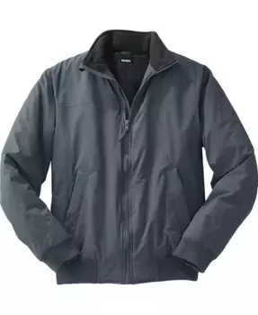 Мужская утепленная куртка-бомбер Big & Tall с подкладкой из флиса KingSize, синий