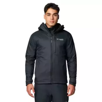 Мужская утепленная куртка II Columbia из серебряных листьев стрейч-стрейч II, чёрный