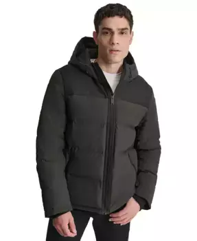 Мужская утепленная куртка Mixed-Media DKNY, зеленый