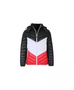 Мужская утепленная стеганая пуховая куртка с капюшоном Bubble Galaxy By Harvic, мультиколор