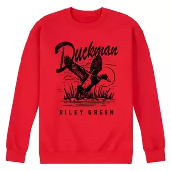 Мужская утепленная толстовка Riley Green Duckman Licensed Character, красный